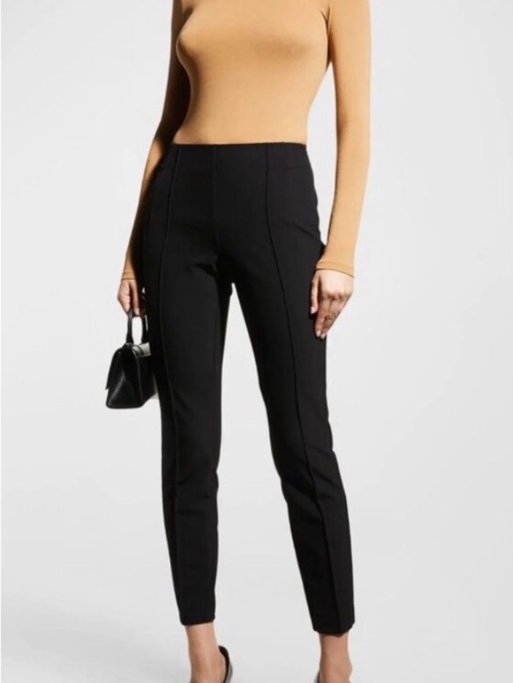 Lafayette 148 New York Black gramercy stretch size 14